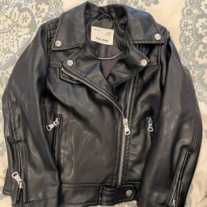 Zara Kids faux leather jacket